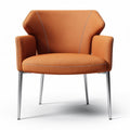 Contemporary fabric accent chair for living room - 70 x 70 x 80cm